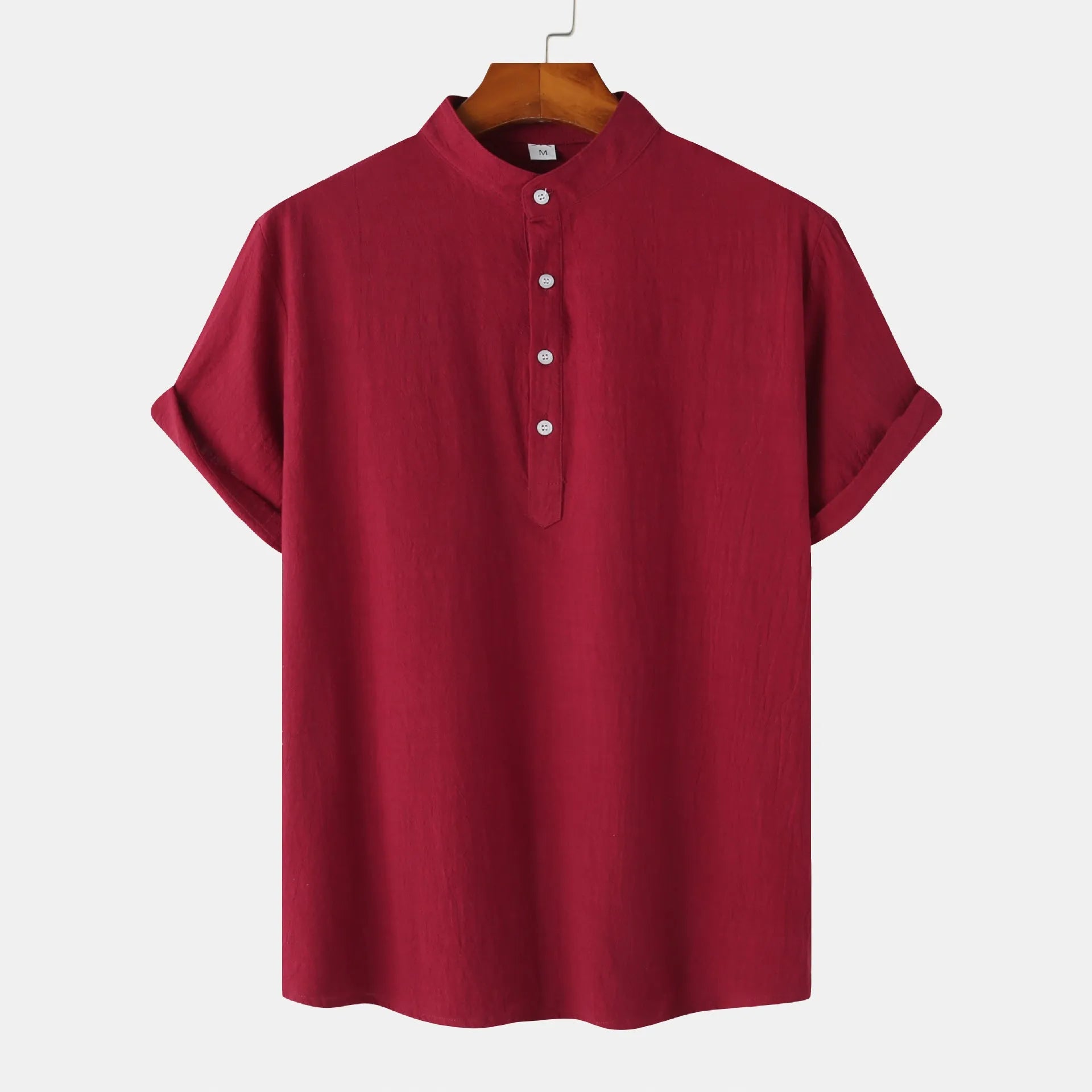 Men's casual short sleeve pullover shirt with floral print, available in multiple colours, sizes S to 2XL