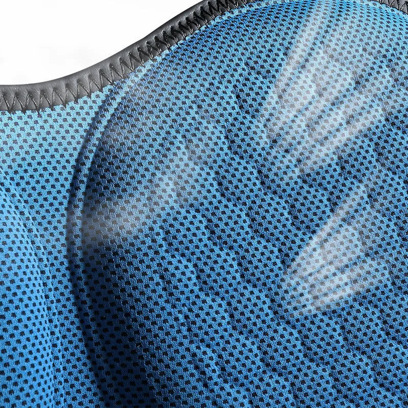 Honeycomb gel car seat cushion in breathable honeycomb pattern, 40x35x2cm, black colour