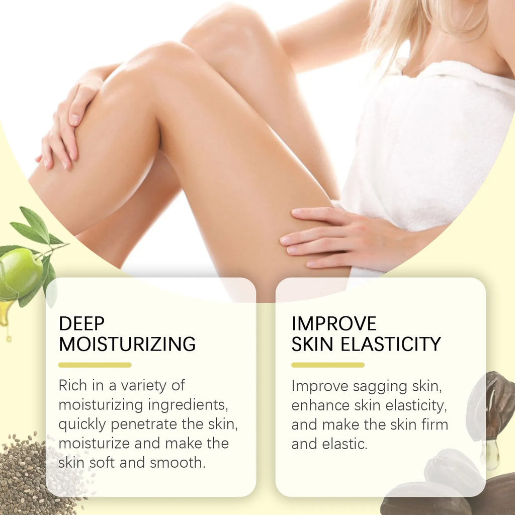 Nourishing and firming body care kit with moisturising cream and skincare oil