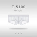 Men's low waist seamless underwear in sheer ice silk nylon fabric, shown in multiple colours.