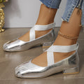 Slip-on French evening pumps with skirt, low heel, square toe, artificial PU upper, available in black