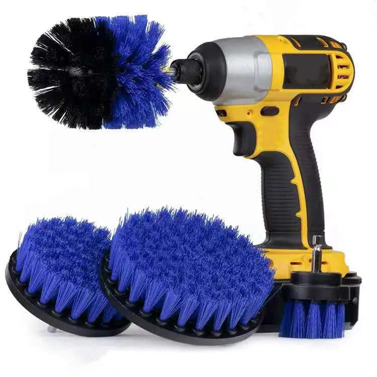 26-piece car wash brush set with tyre cleaning brushes and PP plastic handles.