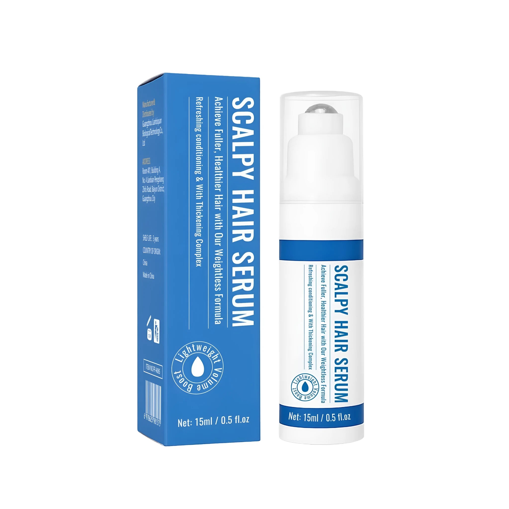 Scalp Care Solution 15g concentrated essence tube for scalp dryness and irritation relief