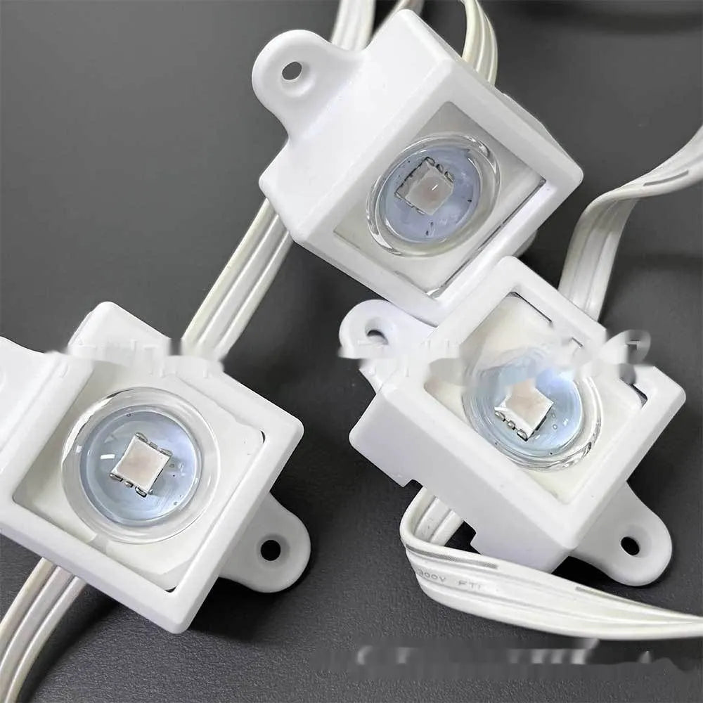 White plastic LED protective lampshade measuring 1.7cm by 6cm for bulb and strip light coverage