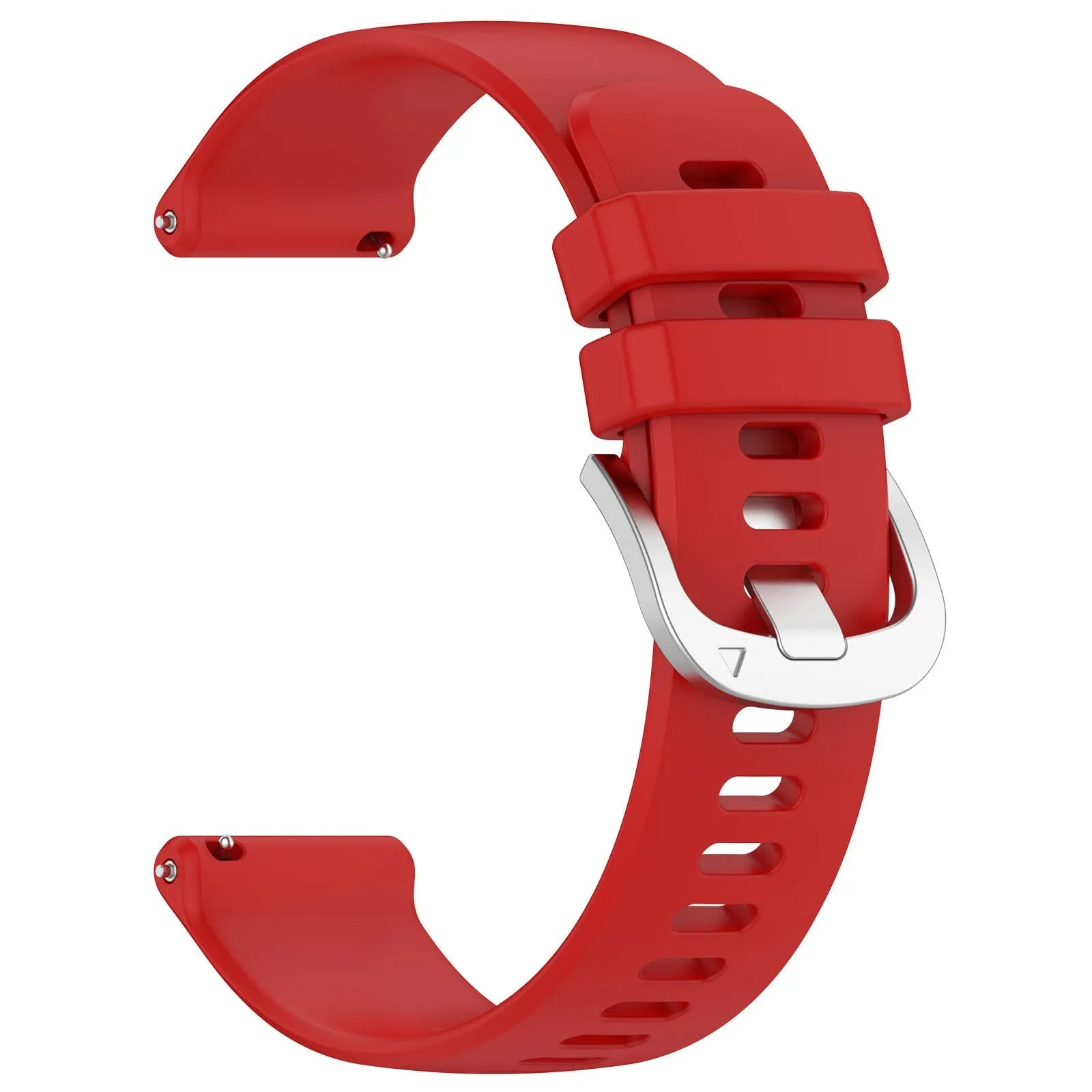 Sports style silicone watch strap for Jiaming in ten colours, glossy finish, 18mm width