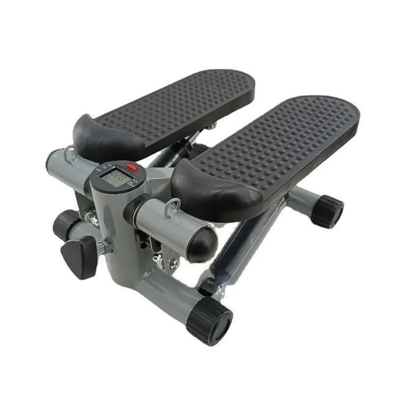 Silver grey hydraulic resistance pedal machine for waist slimming exercises