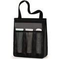 European style polyester swimming gym bag with separate wet-dry compartment and mesh exterior pocket