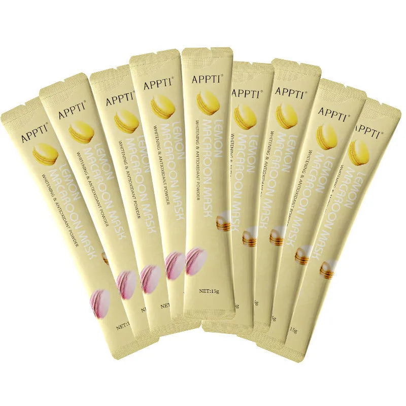 Peel off facial mask powder 15g with Vitamin C and Lemon Extract for oil control and brightening