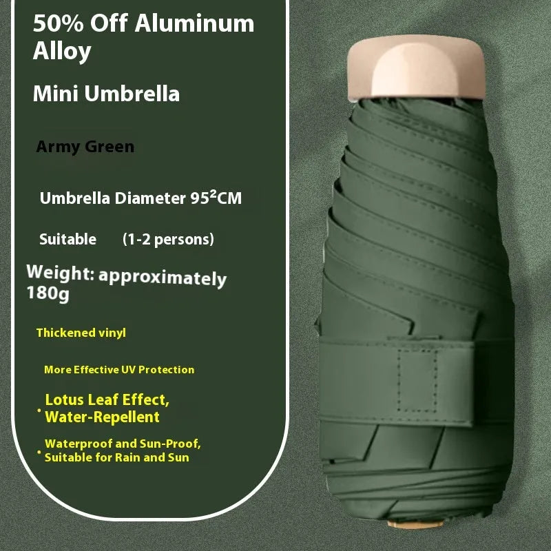 Five-fold gradient vinyl sun umbrella with alloy frame shown in blue colour option
