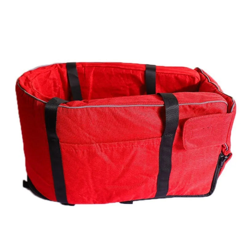 Outdoor cloth dog kennel in blue, grey, or red colour options