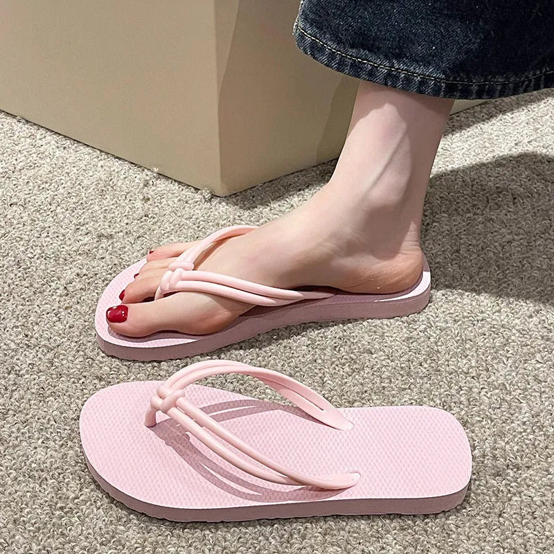 Men's PVC flip flops with toe cover in multiple colours on a white background