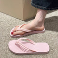 Men's PVC flip flops with toe cover in multiple colours on a white background