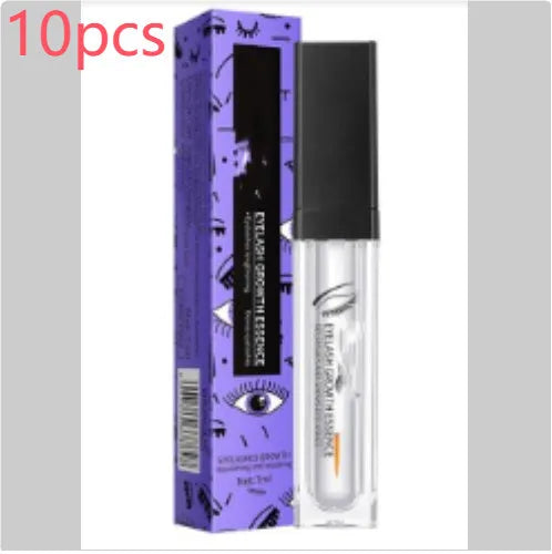 Black eyelash nourishing liquid mascara tube with golden cap, 7ml