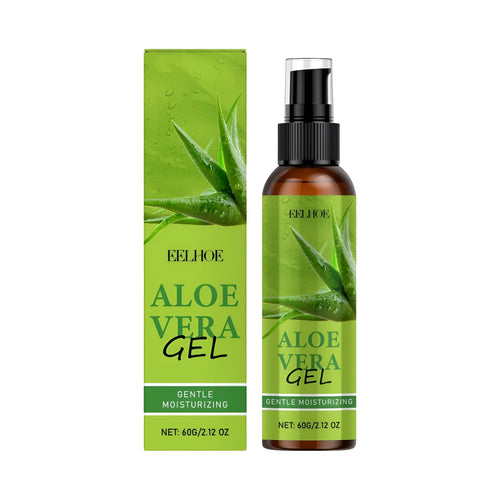 60g tube of aloe vera moisturising gel with sodium hyaluronate for facial and body skincare