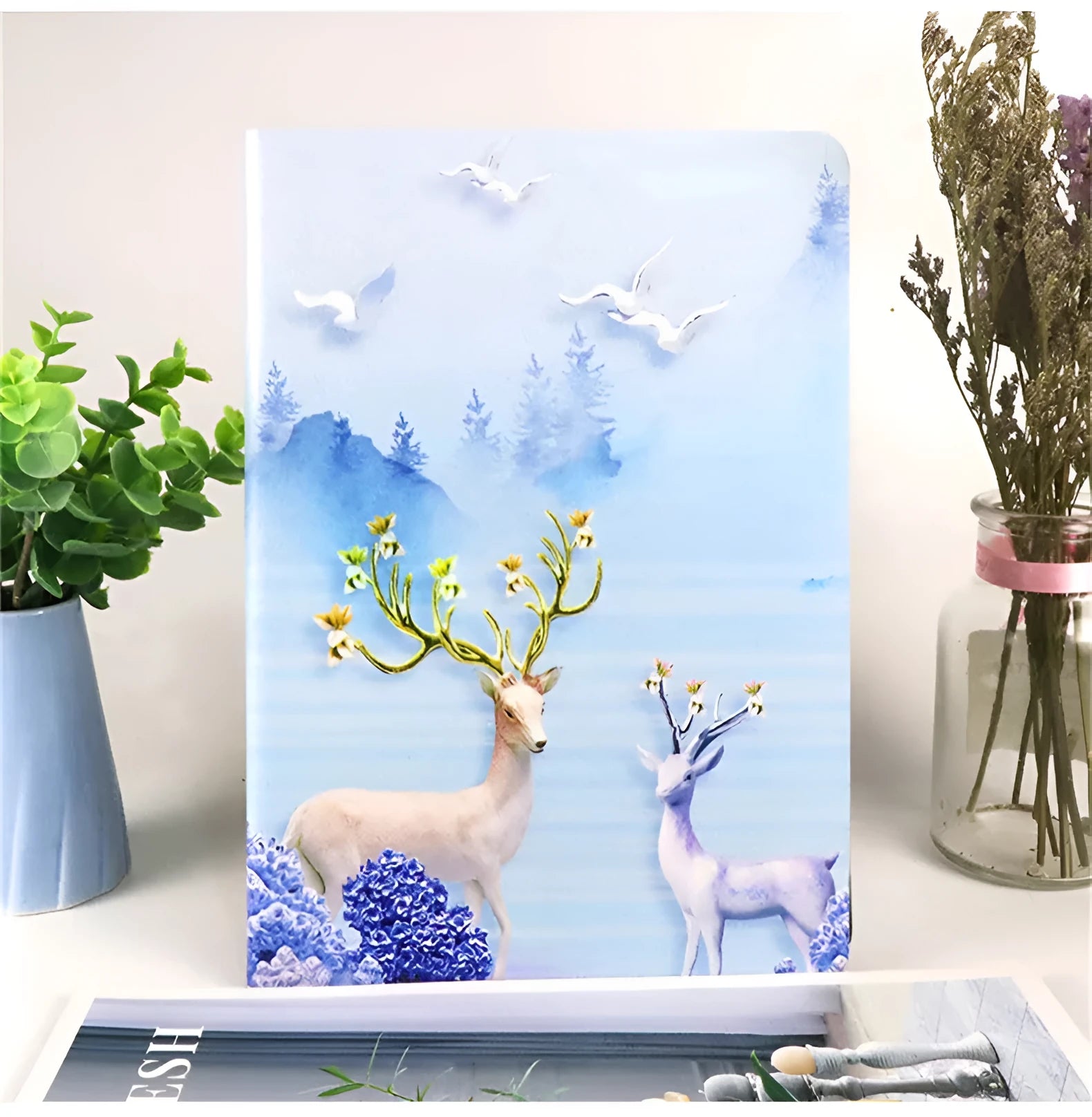 Anti-fall TPU tablet protection case with cartoon design in elk colour for iPad Pro 12.9 inches