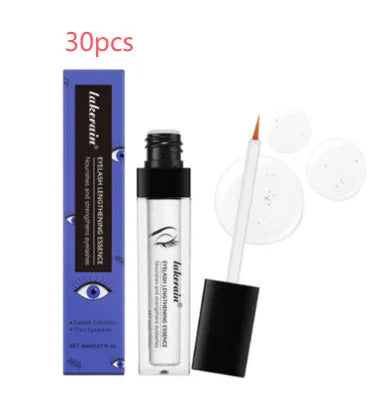 Black eyelash nourishing liquid mascara tube with golden cap, 7ml