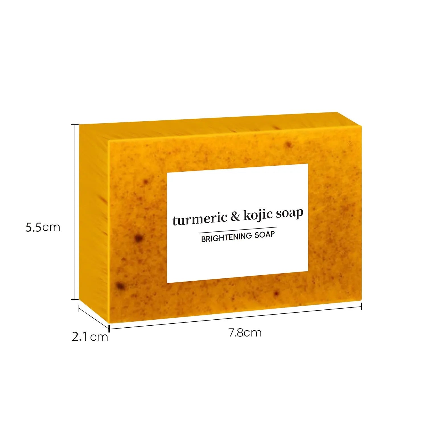 Turmeric Cleansing Mousse Facial Cleaning Pad set with 30 pads, ginger soap, and storage net