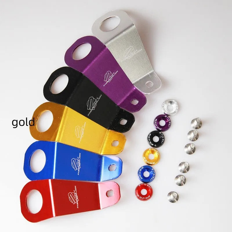 Aluminium alloy radiator mounting bracket for Civic EG big water tank in black blue gold purple red or silver