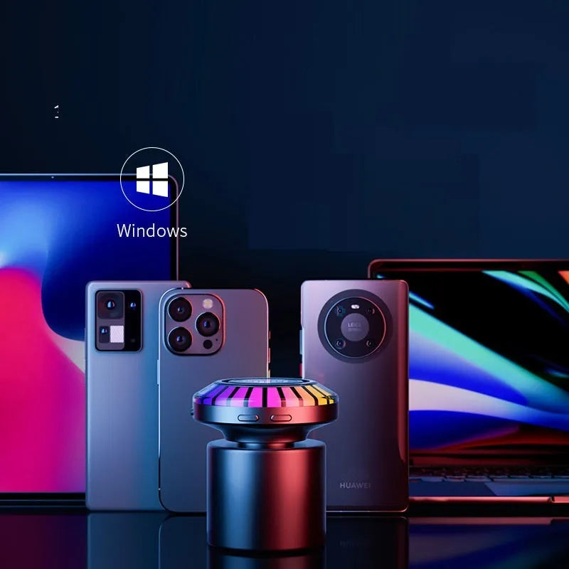 Voice controlled polar light Bluetooth atmosphere lamp with 3.1cm cube design