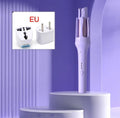 Automatic hair curler with 32mm ceramic barrel in white and pink colour option