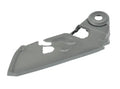 Dodge Journey JC front seat guard plate showing left or right side option for vehicle models 1UL32DX9AB and 1UL33DX9AA.