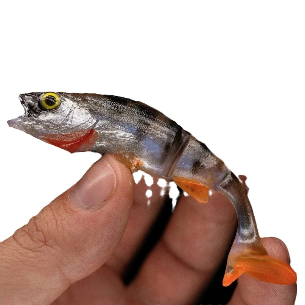 Fish T Tail Catfish Scissors sea fishing soft lure artificial bait in fish colour