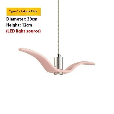 Nordic postmodern macaron design LED chandelier in 320mm diameter with multiple colour options