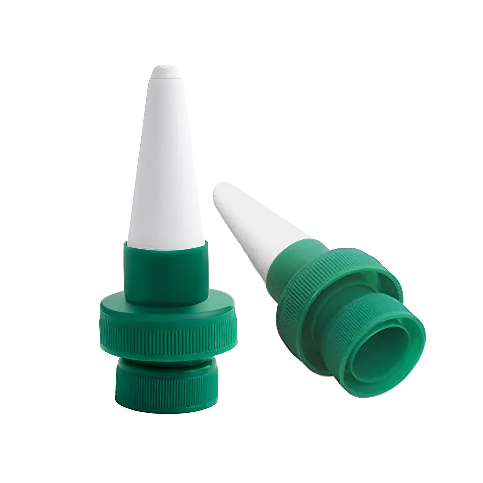 Green ceramic automatic plant watering dripper device for garden irrigation