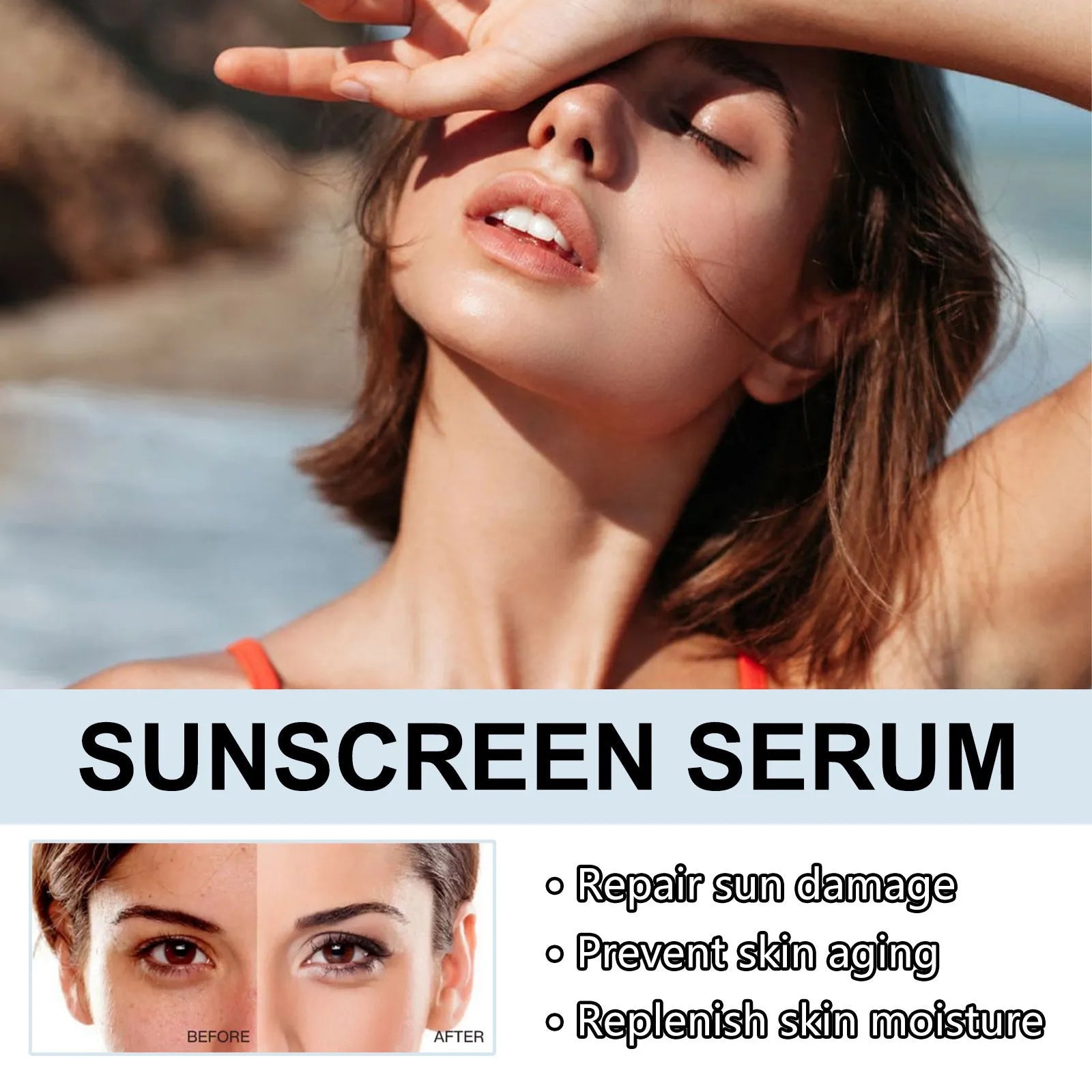 30g tube of moisturising protective lotion with UV isolation for face and body.