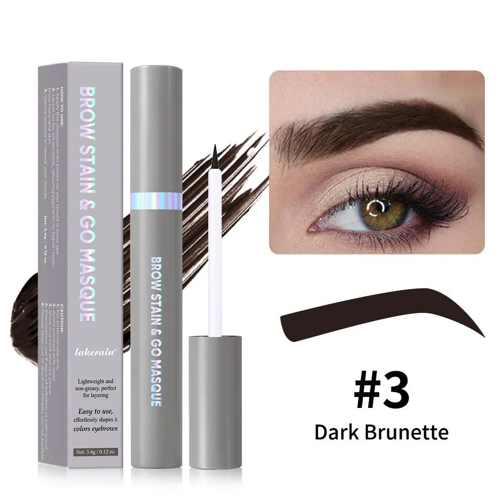 Tear and pull eyebrow gel cream in three shades: blonde, brunette, dark brunette, 3.4g tube