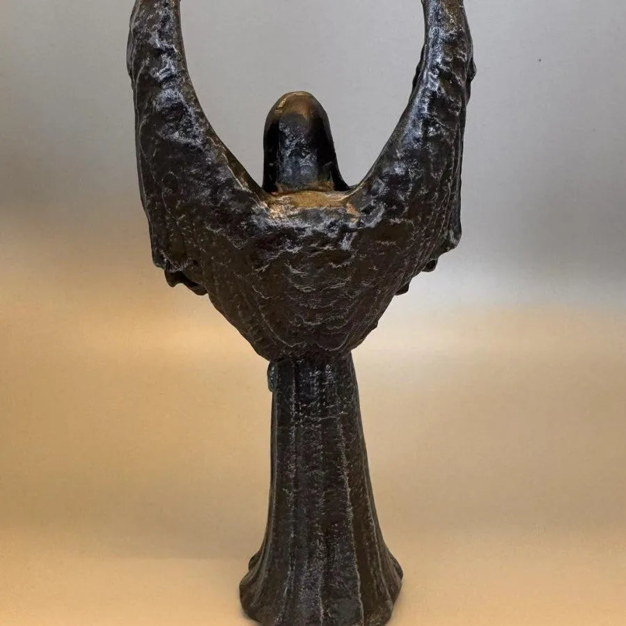 Dark Angel resin craft statue ornament measuring 17cm tall on a display surface.