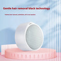 A 2-in-1 style nano glass epilator and dead skin remover foot grinder with a plastic body.