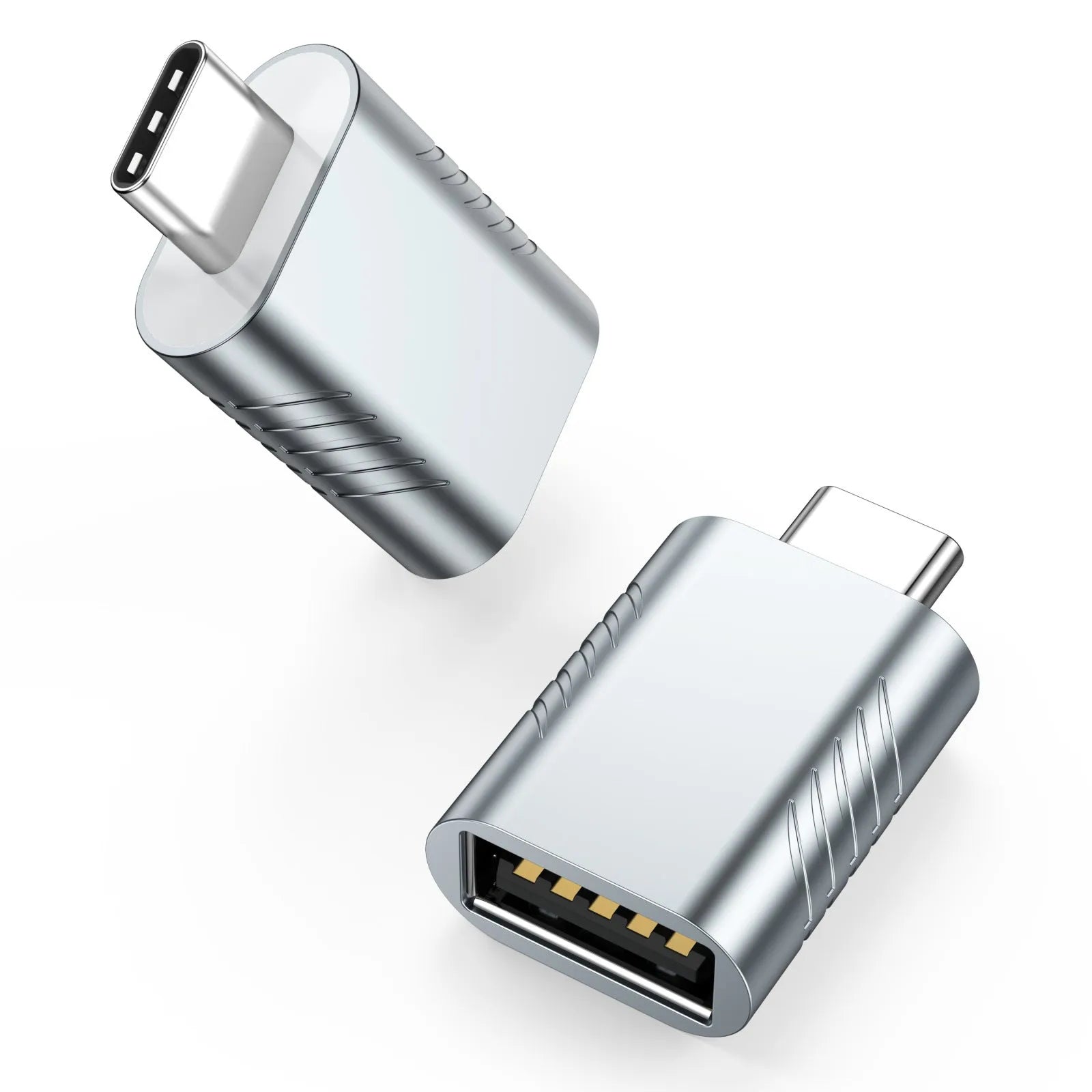 Champagne Gold USB data and charging converter with zinc alloy shell