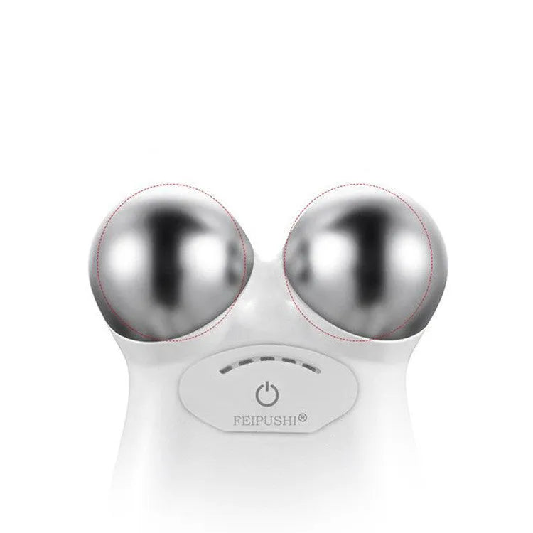 Pink micro current facial lifting device for skin rejuvenation and firming treatment