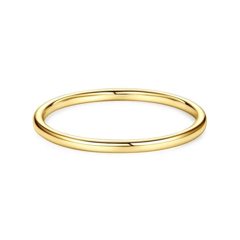 S925 sterling silver geometric bracelet ring with round elements in silver, gold, or platinum finish