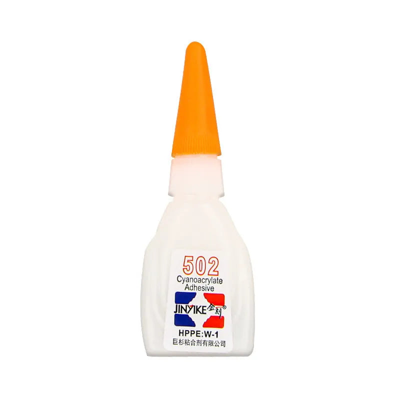 Tube of specialised shoe repair adhesive glue showing 3g and 8g size options