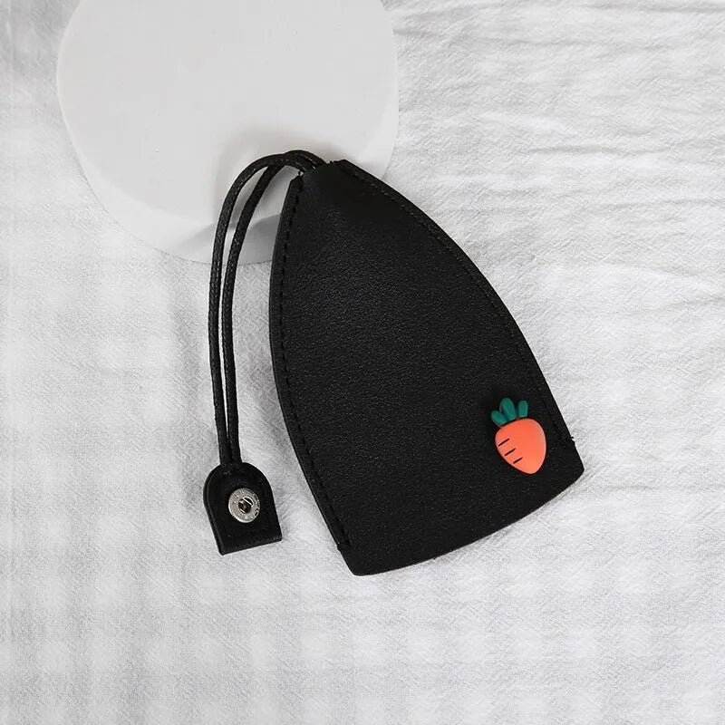 Colourful cartoon pull-out key case in PU leather for car key protection