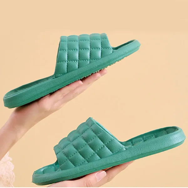 Couple summer slippers unisex EVA waterproof non-slip bathroom flip-flops in multiple colours