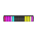 Voice-activated rhythm car mood light in bright colour, ABS strip design for air outlet USB power