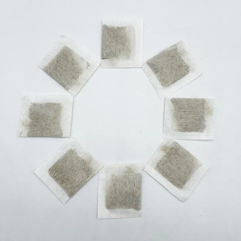 Catnip tea bag 1 gram in non-woven fabric pouch with catnip leaves visible inside