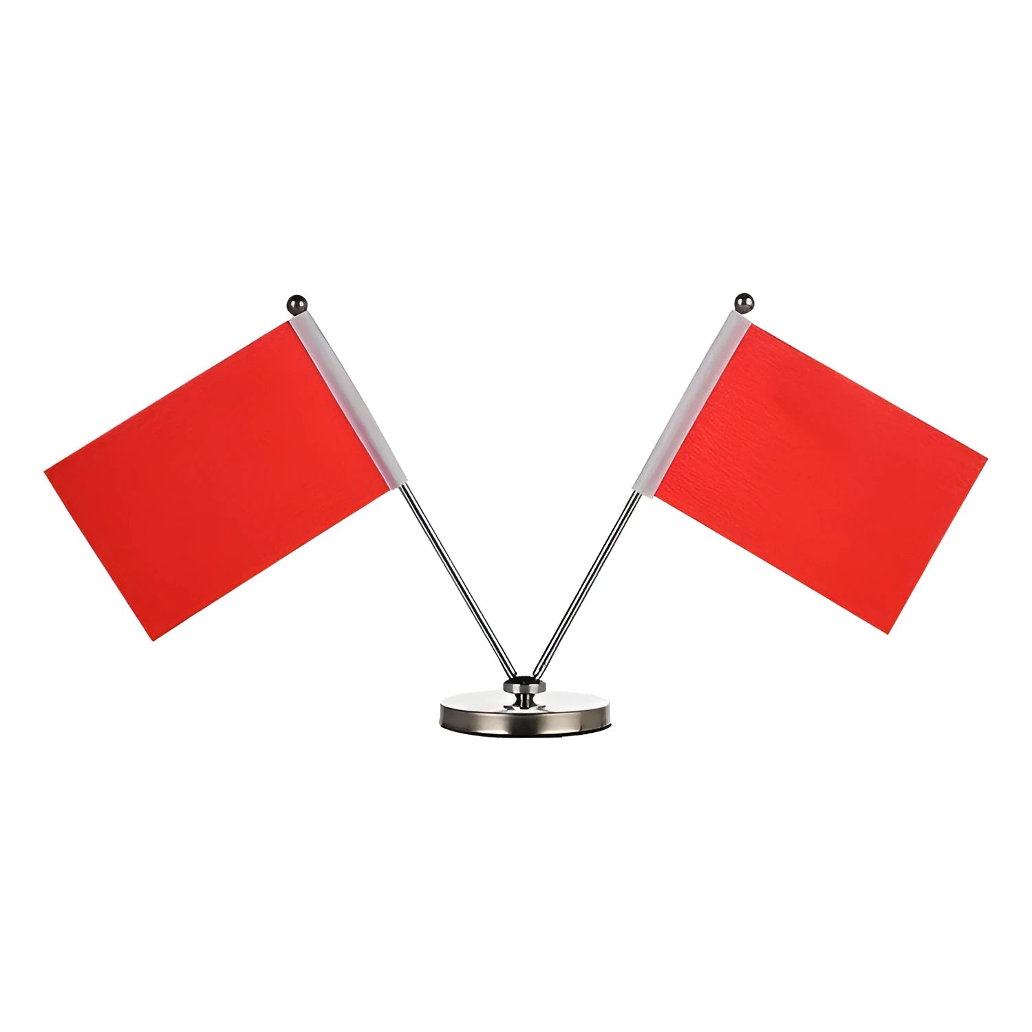 Telescopic rod car dashboard flag stand with adjustable height and multiple style options