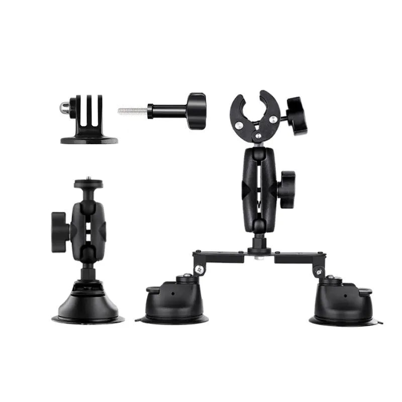 Insta360 suction cup fixed bracket with 1.2m extension rod in nylon and alloy