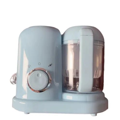 Green baby food processor with steamer and blender functions, 10-litre capacity