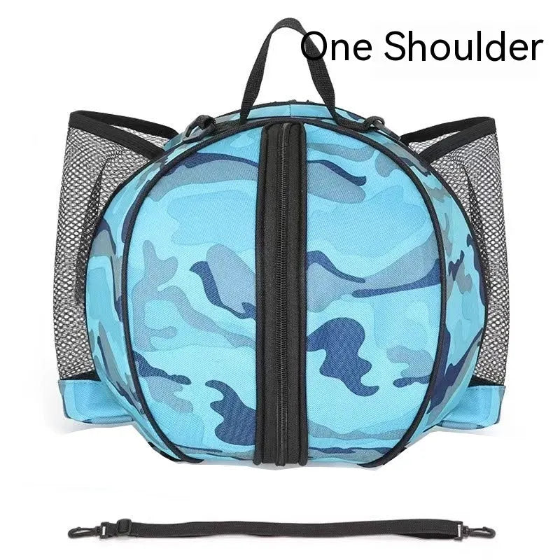 Oxford cloth basketball training bag with 9L capacity showing colour options