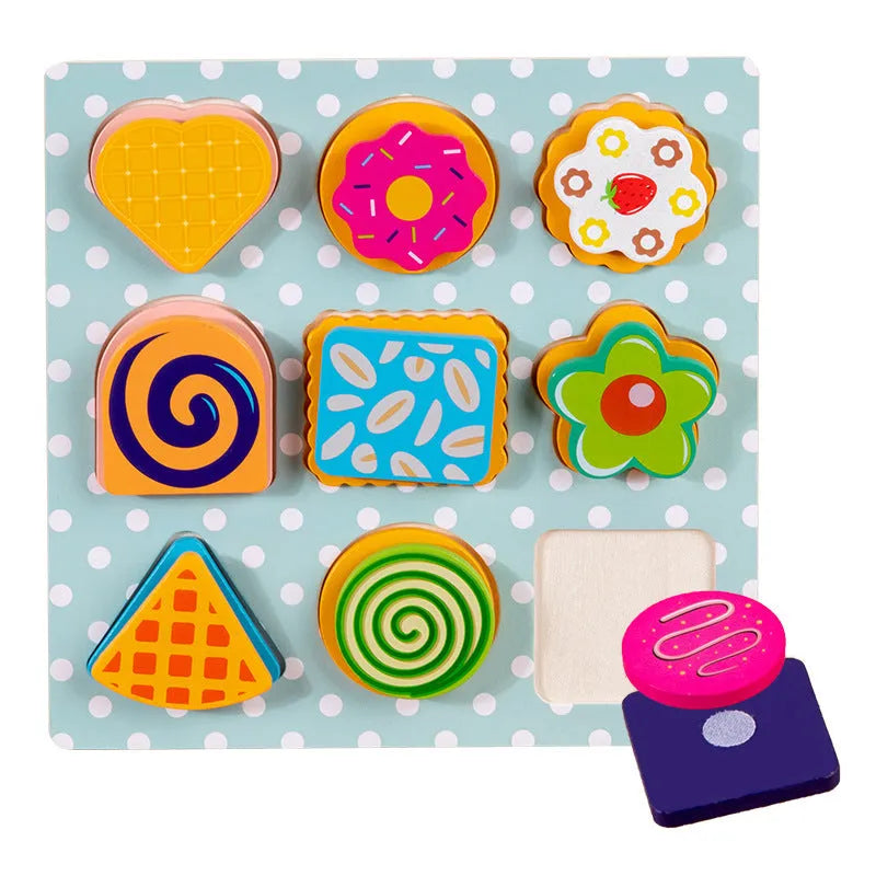 Personality children educational wooden toys for hand-brain coordination and sensory development