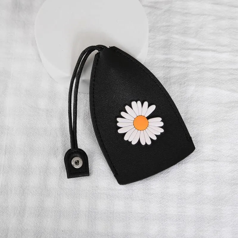 Colourful cartoon pull-out key case in PU leather for car key protection