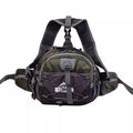 Outdoor multi-functional sports waist bag in Army Green with 18L capacity and nylon construction, shown as crossbody bag