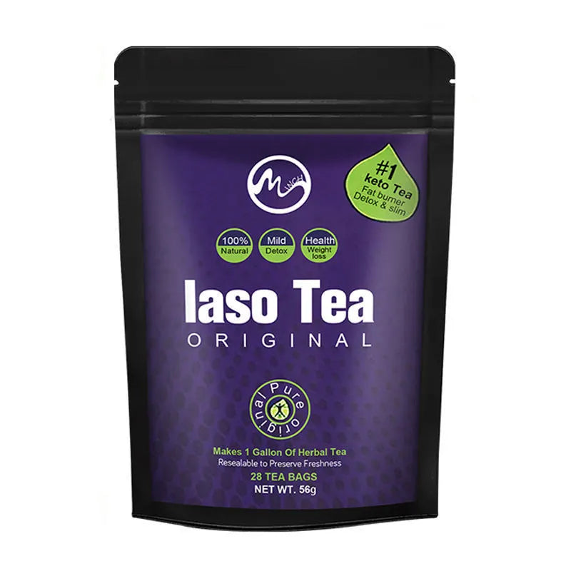 A single bag of sugar-free instant slimming tea with cold soaking preparation.