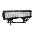 Black aluminium alloy 72W double row LED roof light bar for off-road vehicles