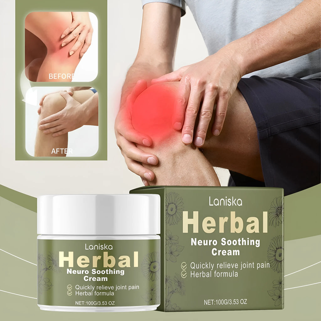100g jar of botanical body care cream with Arnica, pepper and mugwort root extracts